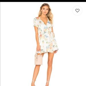 Superdown Maye Wrap Mini Dress size small NWT